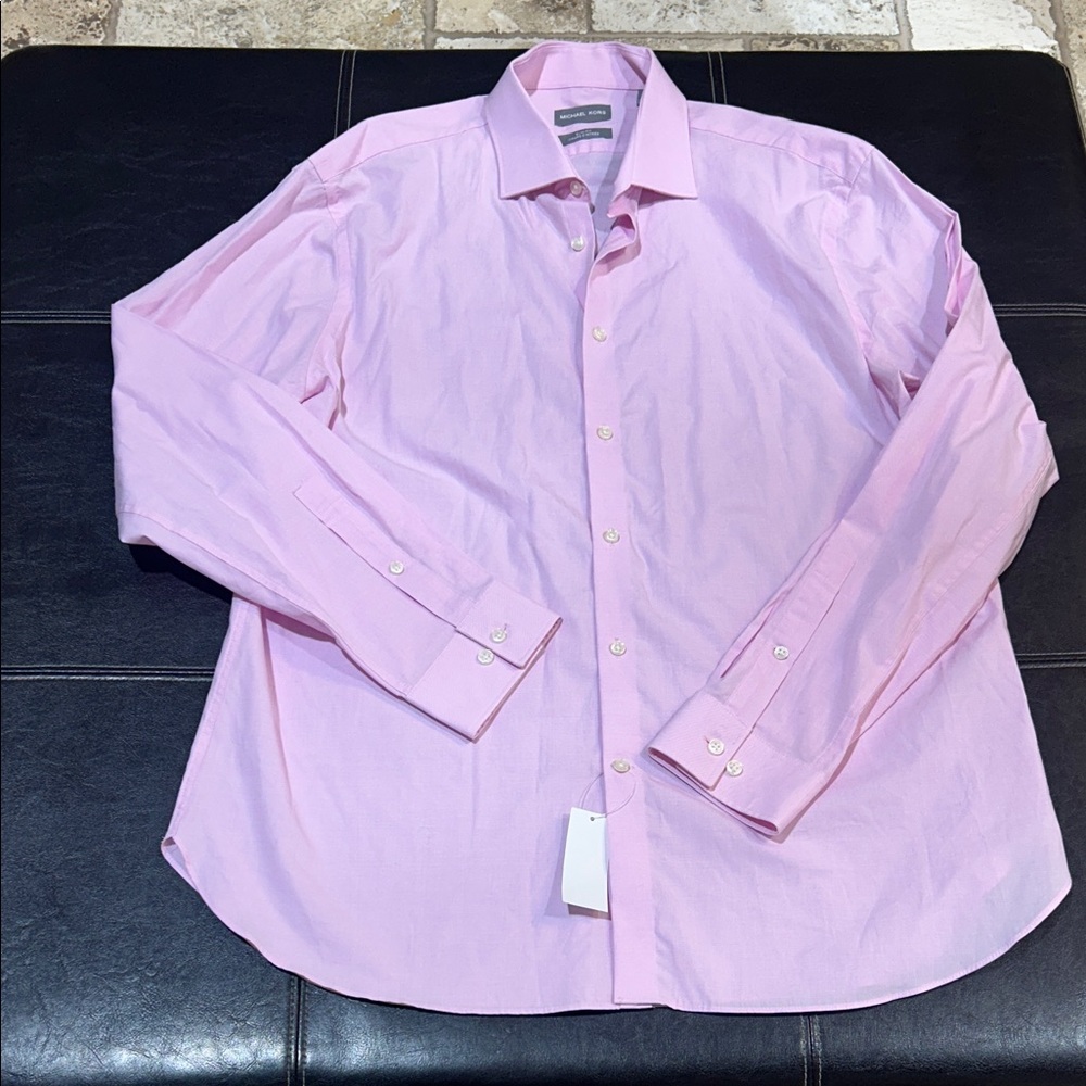 🇨🇦 Michael Kors Light Pink Dress Shirt